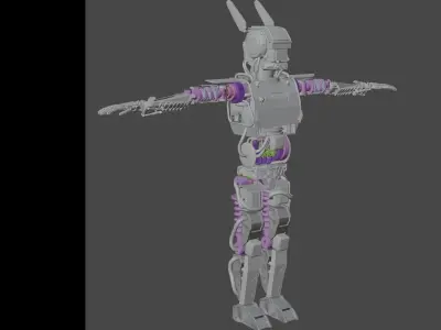 Chappie Character Free low-poly 3D model