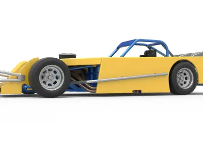 Asphalt Modified stock car Version 5 Scale 1 to 25 3D print model