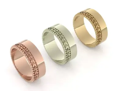 Gold wedding Free  Free 3D print model