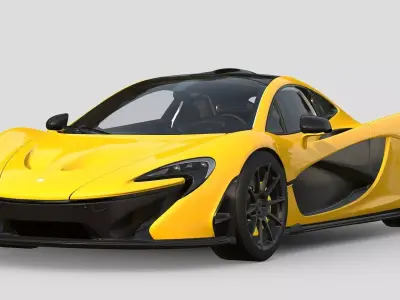 McLaren P1 3D model