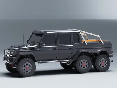 g700 brabus 6x6 3d model 3D model