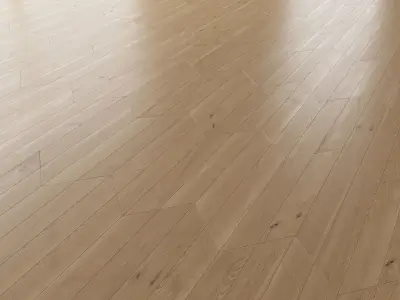  Parquet Oak Natural Brushed set 6 3D model