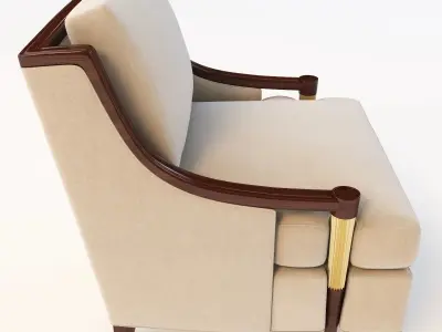 Baker Signature Lounge Chair 3D model