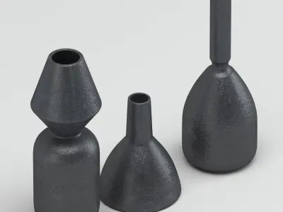 Vase 09 3D model purchase