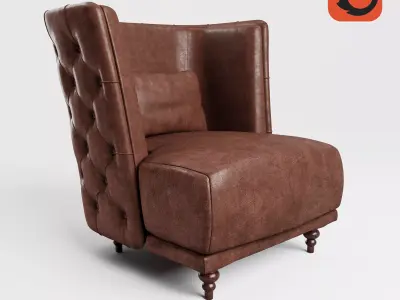 Chester Armchair 3D model