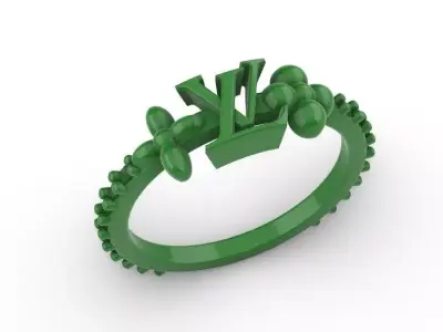LV style ring  3D print model