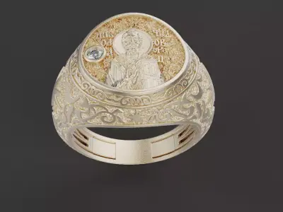 Saint Nicholas Ring 53487 3D print model