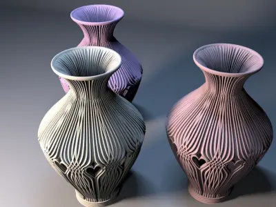 Valentinesday vase 3D print model