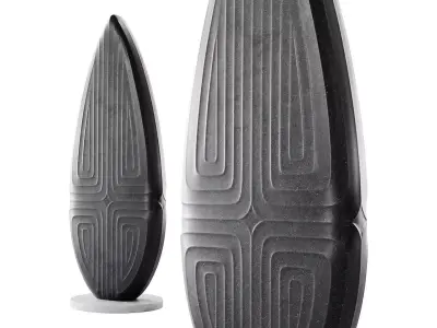 Abstract sculpture by Dominic Welch 3D model