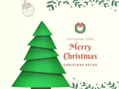 A Christmas tree to decorate  your house 3D print model