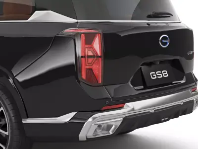 2026 GAC GS8 6 Seats with Interior 3D model