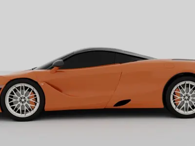 Mc laren 2021 3D model