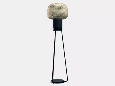 SYMFONISK Floor lamp with WiFi speaker Low-poly 3D model