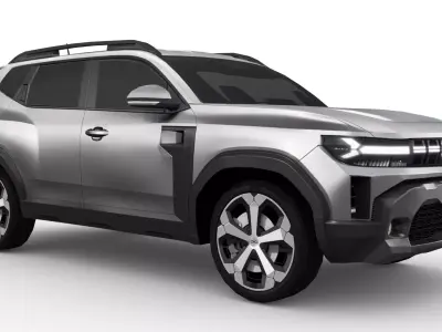 Dacia Duster 2024 Low-poly 3D model