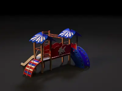 Childrens play complex 3D model purchase
