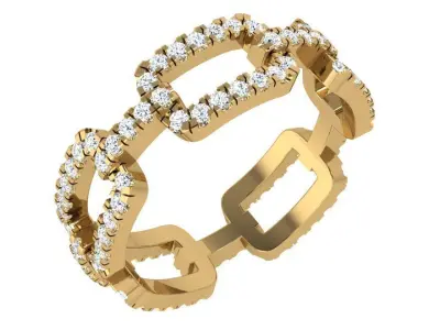 Diamond Chain Ring 3959 3D print model