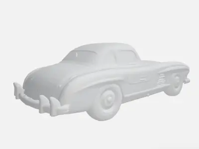 1956 Mercedes-Benz 300SL Gullwing Coupe 3D print model