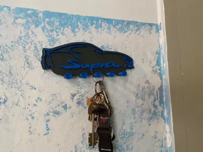 Toyota Supra Key Rack 3D print model