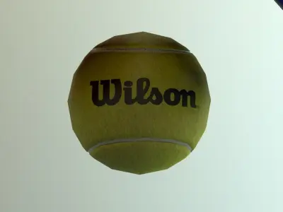 Generic Tennis Ball  Free low-poly 3D model