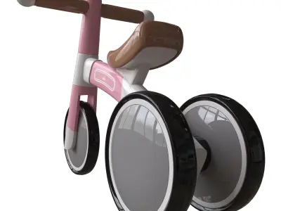 Hape First Ride Balance Bike 3D model