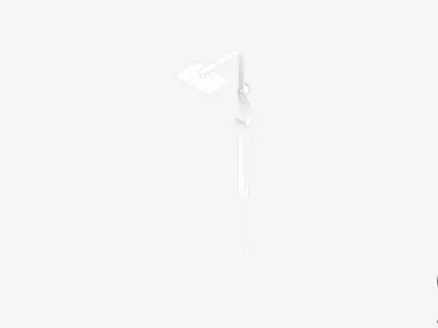 Shower - Twin - Luxury - Garment Low-poly 3D model