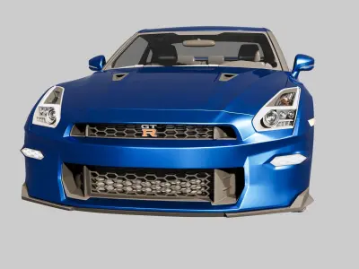 2024 GT-R  Low-poly 3D model