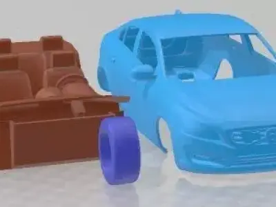 Volvo S60 Cross Country 2016 Printable Car 3D print model