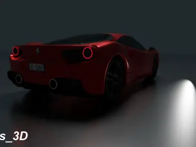 Ferrari 488 GTB 3D model