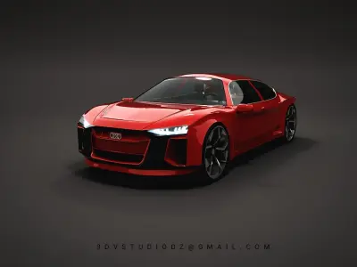 Audi e-tron gt  3D model