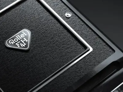 Rolleiflex camera retro 3D model