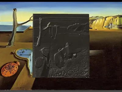 Dali 3d model The Persistence of Memory 3D print model