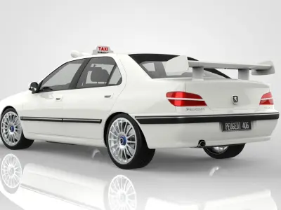 Peugeot 406 Taxi 2 3D model