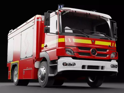 FireTruck Mercedes Atego 3D model