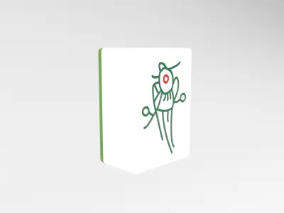 Mahjong V1 Pack 04 Low-poly 3D model