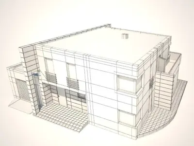 House modern Free 3D model