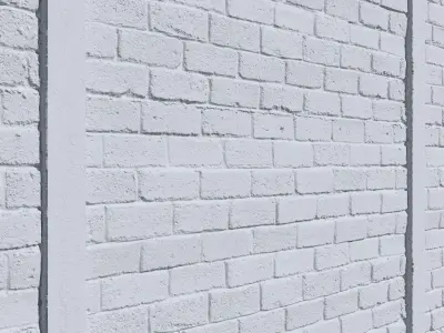 Ultra realistic Brick Old wall 3D model