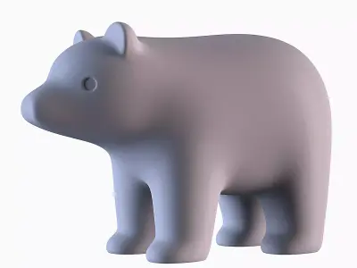Bear Decoration 3D print model