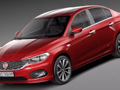 Fiat Tipo 2016 3D model