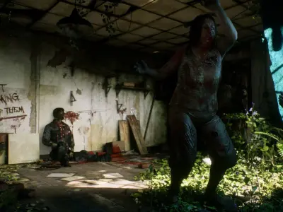 Zombie - Bloated Female Low-poly 3D model