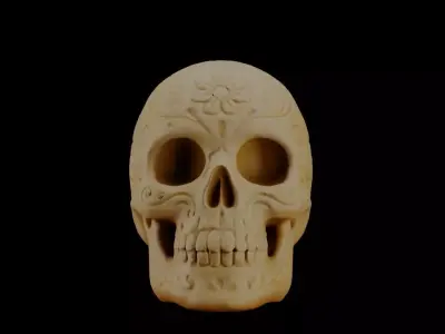 Skull figurine for 3d printing 3D model