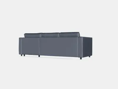 VIMLE 3seat sofa with chaise longue Low-poly 3D model