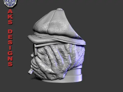 Gangster bulldog v2 Penholder and flowerpot 3D print model