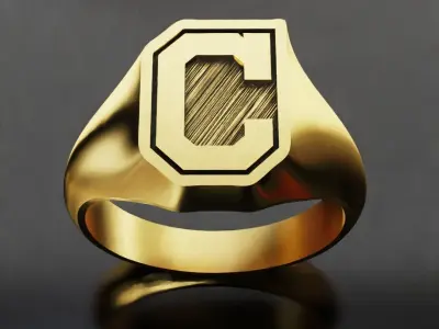 Cleveland Guardians Baseball Fans Rings 3D Print Models 3D print model