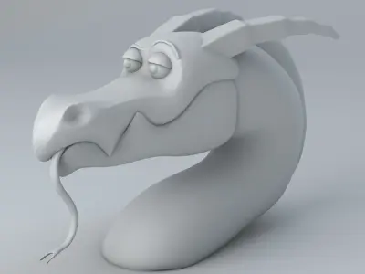 Snake Dragon 3D model