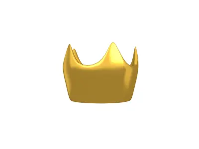 Crown v3 001 Low-poly 3D model