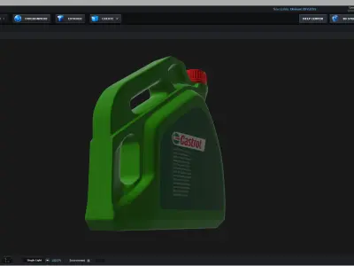 E3D - Castrol GTX Engine Oil 15W-40 A3B3 4L 3D model