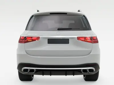 Mercedes benz gls63 amg 2024 3D model