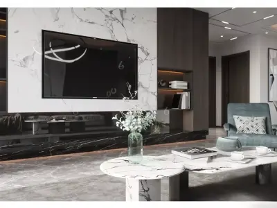 Modern Light Luxury Style 3D model