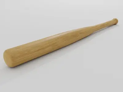 Baseball bat 3D model