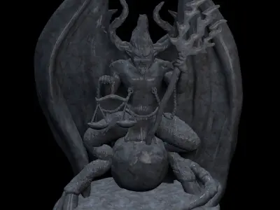 Satan 3D print model